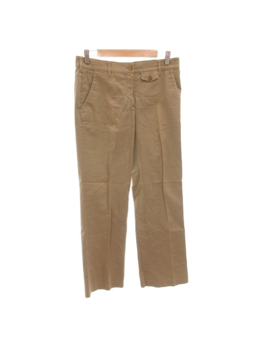 Prada Chinos Pants Straight Cotton 42 Brown
